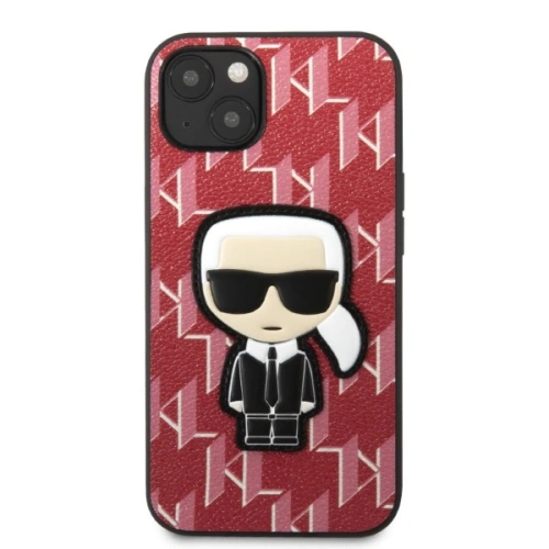 Buy Karl Lagerfeld KLHCP13SPMNIKPI Apple iPhone 13 mini hardcase red Monogram Ikonik Patch - KLD1382 - {ean13} - Home Screen Store Europe