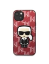 Buy Karl Lagerfeld KLHCP13SPMNIKPI Apple iPhone 13 mini hardcase red Monogram Ikonik Patch - KLD1382 - {ean13} - Home Screen Store Europe