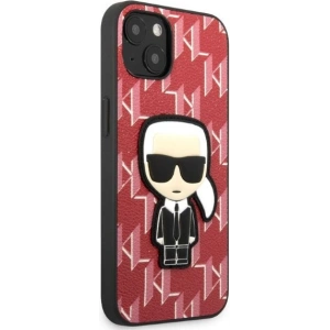 Kup Etui Karl Lagerfeld KLHCP13SPMNIKPI Apple iPhone 13 mini hardcase roșu/red Monogram Ikonik Patch - KLD1382 - {ean13} - Sklep Home Screen