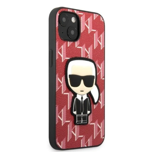 Buy Karl Lagerfeld KLHCP13SPMNIKPI Apple iPhone 13 mini hardcase red Monogram Ikonik Patch - KLD1382 - {ean13} - Home Screen Store Europe