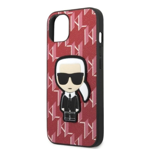 Buy Karl Lagerfeld KLHCP13SPMNIKPI Apple iPhone 13 mini hardcase red Monogram Ikonik Patch - KLD1382 - {ean13} - Home Screen Store Europe