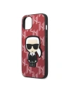 Buy Karl Lagerfeld KLHCP13SPMNIKPI Apple iPhone 13 mini hardcase red Monogram Ikonik Patch - KLD1382 - {ean13} - Home Screen Store Europe