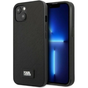 Kup Case Karl Lagerfeld KLHCP13SSFMP2K für Apple iPhone 13 mini Hartschale schwarz/black Saffiano Plaque - KLD1383 - {ean13} - Sklep Home Screen