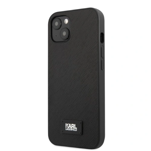 Kup Etui Karl Lagerfeld KLHCP13SSFMP2K Apple iPhone 13 mini hardcase negru/black Saffiano Plaque - KLD1383 - {ean13} - Sklep Home Screen