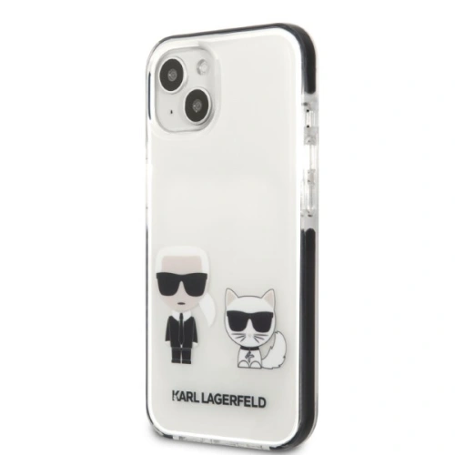 Kup Etui Karl Lagerfeld KLHCP13STPEKCW Apple iPhone 13 mini hardcase biały/white Karl&Choupette - KLD1385 - {ean13} - Sklep Home Screen
