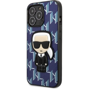 Buy Karl Lagerfeld KLHCP13XPMNIKBL Apple iPhone 13 Pro Max hardcase blue Monogram Ikonik Patch - KLD1387 - {ean13} - Home Screen Store Europe