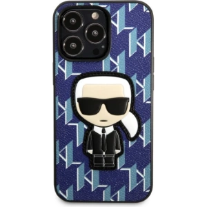 Buy Karl Lagerfeld KLHCP13XPMNIKBL Apple iPhone 13 Pro Max hardcase blue Monogram Ikonik Patch - KLD1387 - {ean13} - Home Screen Store Europe