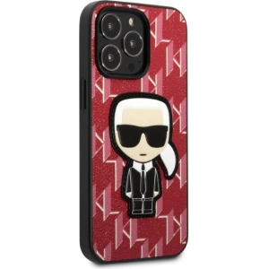Buy Karl Lagerfeld KLHCP13XPMNIKPI Apple iPhone 13 Pro Max hardcase red Monogram Ikonik Patch - KLD1388 - {ean13} - Home Screen Store Europe