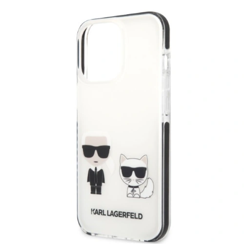 Buy Karl Lagerfeld KLHCP13XTPEKCW Apple iPhone 13 Pro Max hardcase white Karl&Choupette - KLD1394 - {ean13} - Home Screen Store Europe