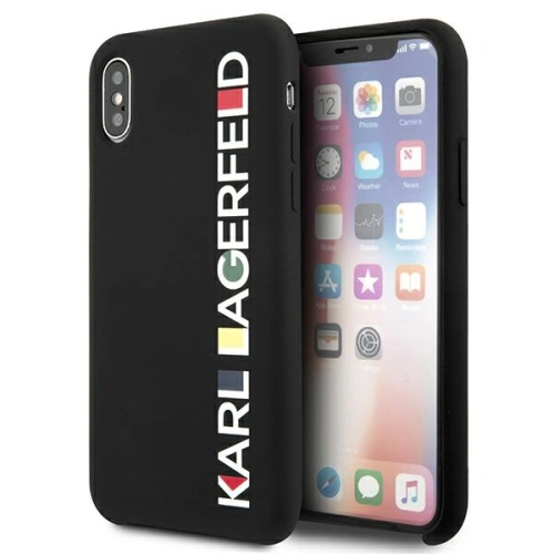 Kup Case Karl Lagerfeld KLHCPXBHWHBK Apple iPhone XS/X Hardcase schwarz/black Glänzend Bauhaus - KLD1395 - {ean13} - Sklep Home Screen