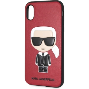 Kup Case Karl Lagerfeld KLHCPXIKPURE Apple iPhone XS/X Hardcase rot/red Ikonic Karl Fullbody - KLD1396 - {ean13} - Sklep Home Screen