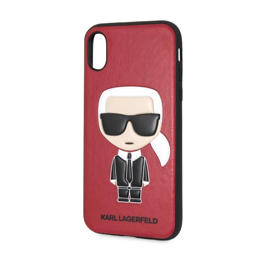Kup Etui Karl Lagerfeld KLHCPXIKPURE Apple iPhone XS/X keménytok piros/red Ikonic Karl Fullbody - KLD1396 - {ean13} - Sklep Home Screen