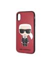 Kup Etui Karl Lagerfeld KLHCPXIKPURE Apple iPhone XS/X keménytok piros/red Ikonic Karl Fullbody - KLD1396 - {ean13} - Sklep Home Screen