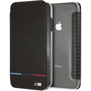 Kup Etui BMW BMTRBKI65PUCARTCBK Apple iPhone XS Max könyv fekete/black Carbon Tricolor Stripe - BMW332 - {ean13} - Sklep Home Screen