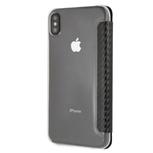 Kup Case BMW BMTRBKI65PUCARTCBK Apple iPhone XS Max Buch schwarz/black Carbon Tricolor Stripe - BMW332 - {ean13} - Sklep Home Screen
