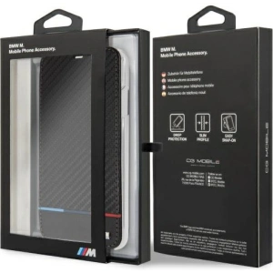 Kup Case BMW BMTRBKI65PUCARTCBK Apple iPhone XS Max Buch schwarz/black Carbon Tricolor Stripe - BMW332 - {ean13} - Sklep Home Screen