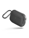 Case UNIQ Valencia für Apple AirPods Pro grau/gunmetallgrau Antimikrobiell