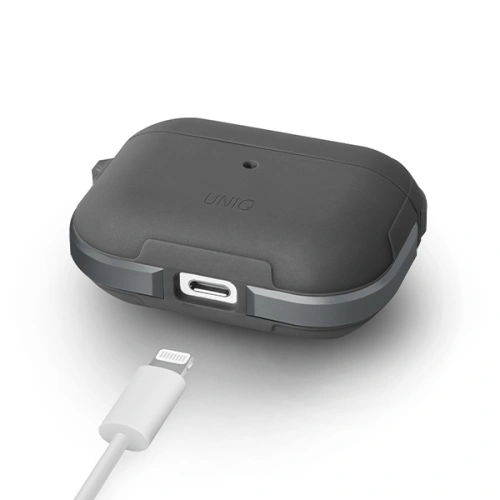 Kup Etui UNIQ Valencia Apple AirPods Pro šedý/gunmetal grey Antimicrobial - UNIQ848 - {ean13} - Sklep Home Screen