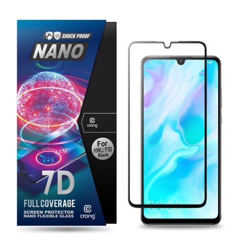 Kup Hybriertes Glas Crong 7D Nano Flexibles Glas Huawei P30 Lite - CRG1 - {ean13} - Sklep Home Screen