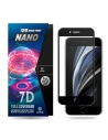 Hybriertes Glas Crong 7D Nano Flexibles Glas für Apple iPhone SE 2022/SE 2020/8/7 (Schwarz)