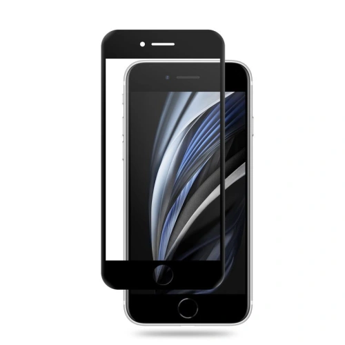 Kup Hybriertes Glas Crong 7D Nano Flexibles Glas für Apple iPhone SE 2022/SE 2020/8/7 (Schwarz) - CRG7 - {ean13} - Sklep Home Screen