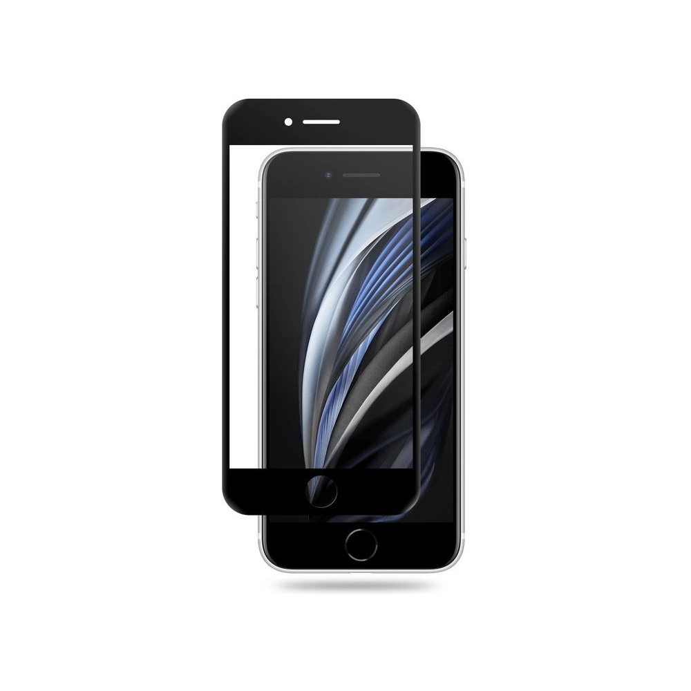 Szkło hybrydowe Crong 7D Nano Flexible Glass Apple iPhone SE 2022/SE 2020/8/7 (Black)