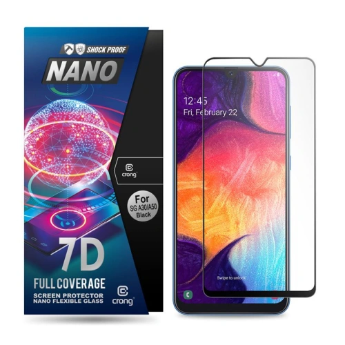 Kup Hybridní sklo Crong 7D Nano Flexible Glass Samsung Galaxy A30/A50/A50s - CRG8 - {ean13} - Sklep Home Screen