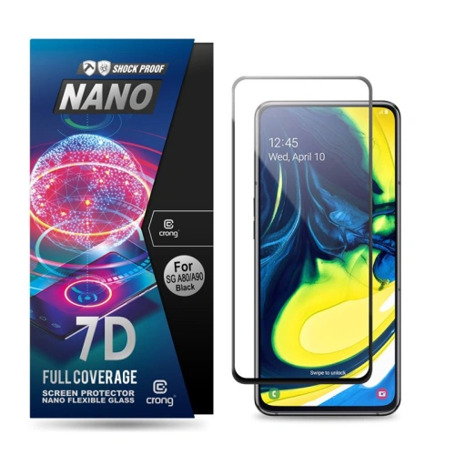 Kup Hybri glass Crong 7D Nano Flexibles Glas Samsung Galaxy A80/A90 - CRG9 - {ean13} - Sklep Home Screen