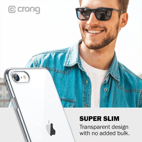 Kup Case Crong Crystal Slim Cover Apple iPhone SE 2022/SE 2020/8/7 (transparent) - CRG15 - {ean13} - Sklep Home Screen