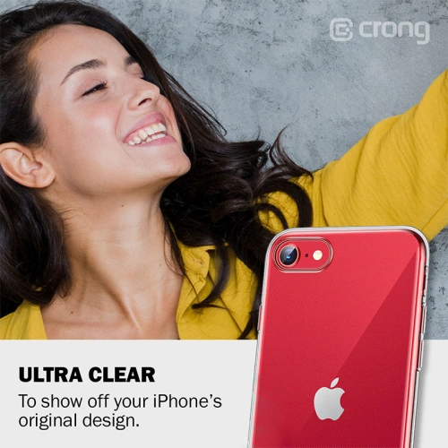 Buy Crong Crystal Slim Cover Apple iPhone SE 2022/SE 2020/8/7 (clear) - CRG15 - {ean13} - Home Screen Store Europe