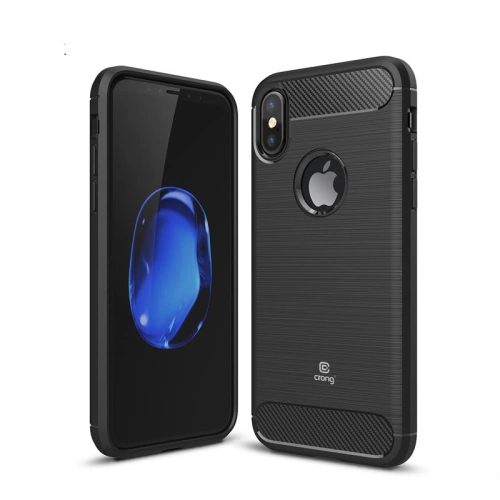 Kup Etui Crong Soft Armour Cover Apple iPhone XS/X (fekete) - CRG30 - {ean13} - Sklep Home Screen