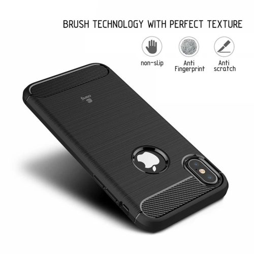 Kup Etui Crong Soft Armour Cover Apple iPhone XS/X (černý) - CRG30 - {ean13} - Sklep Home Screen