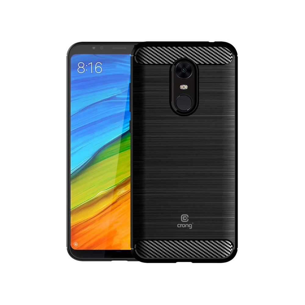 Etui Crong Soft Armour Cover Xiaomi Redmi 5 Plus (czarny)