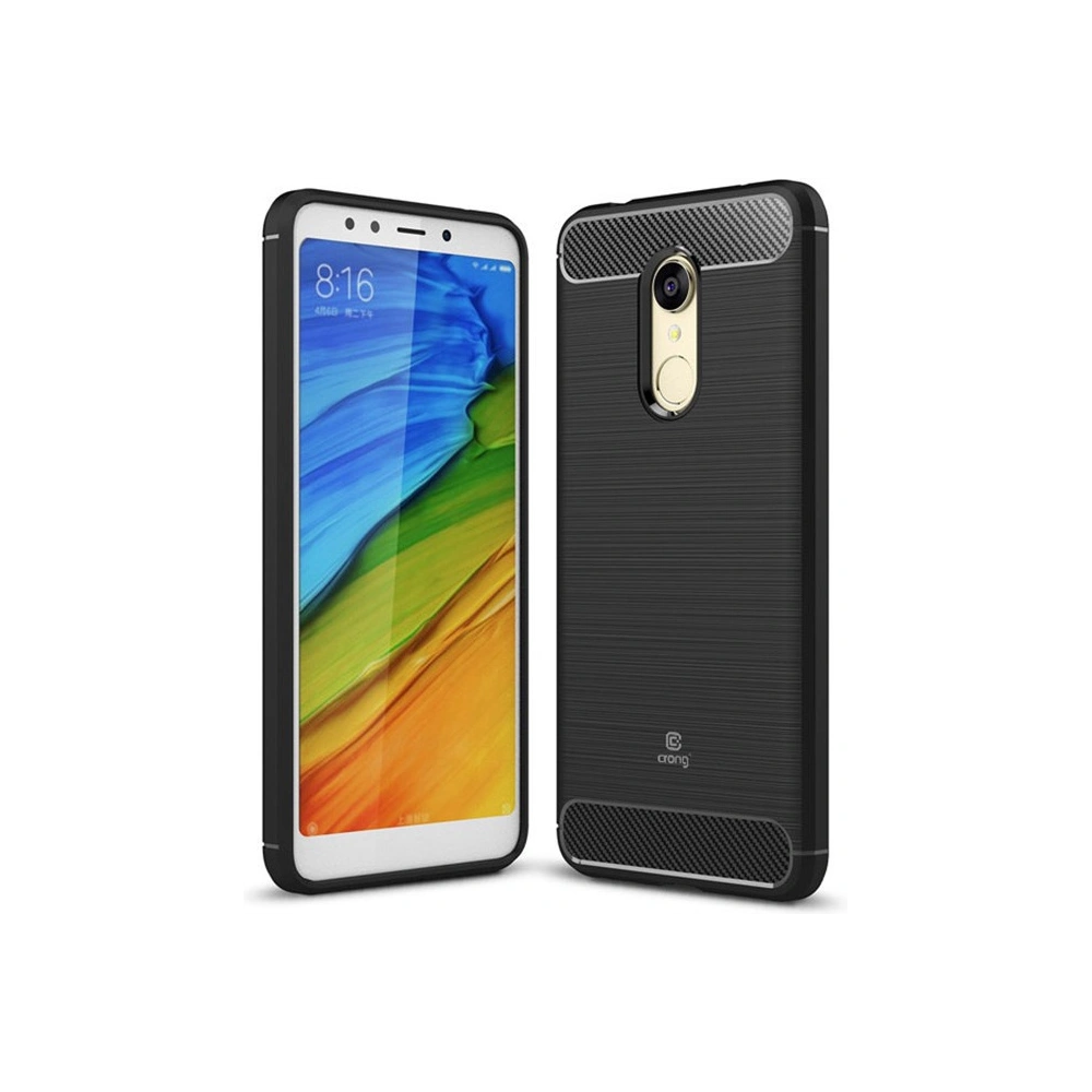 Etui Crong Soft Armour Cover Xiaomi Redmi 5 Plus (czarny)