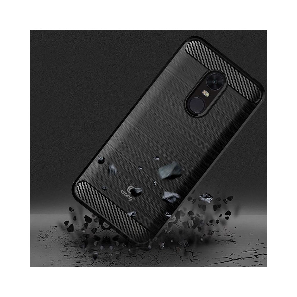 Etui Crong Soft Armour Cover Xiaomi Redmi 5 Plus (czarny)