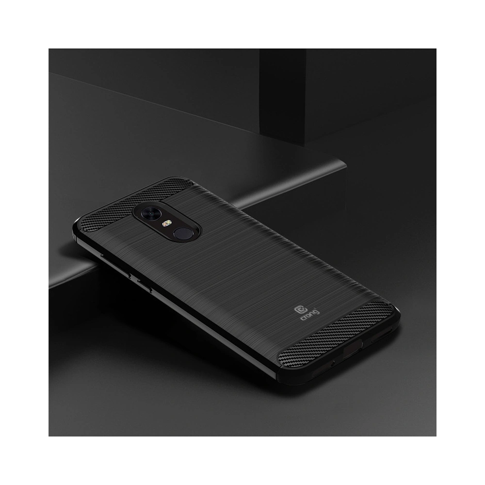 Etui Crong Soft Armour Cover Xiaomi Redmi 5 Plus (czarny)