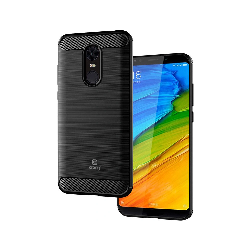 Etui Crong Soft Armour Cover Xiaomi Redmi 5 Plus (czarny)