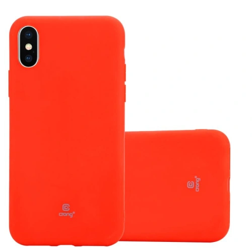 Kup Etui Crong Soft Skin Cover Apple iPhone XS/X (piros) - CRG41 - {ean13} - Sklep Home Screen