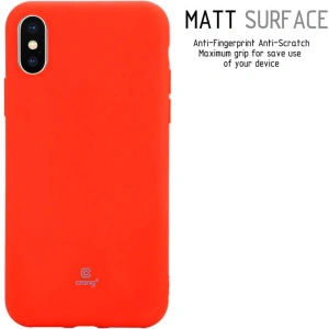 Kup Case Crong Soft Skin Cover Apple iPhone XS/X (rot) - CRG41 - {ean13} - Sklep Home Screen