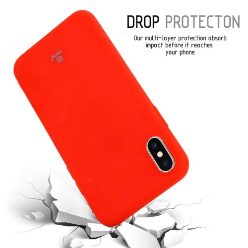 Kup Case Crong Soft Skin Cover Apple iPhone XS/X (rot) - CRG41 - {ean13} - Sklep Home Screen
