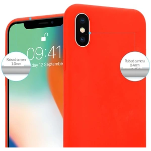 Kup Case Crong Soft Skin Cover Apple iPhone XS/X (rot) - CRG41 - {ean13} - Sklep Home Screen
