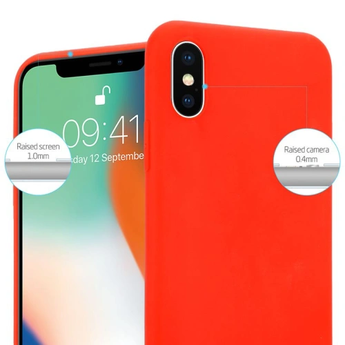 Kup Etui Crong Soft Skin Cover Apple iPhone XS/X (piros) - CRG41 - {ean13} - Sklep Home Screen