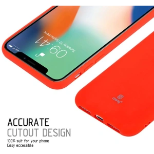 Kup Case Crong Soft Skin Cover Apple iPhone XS/X (rot) - CRG41 - {ean13} - Sklep Home Screen