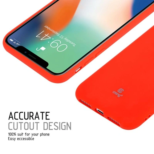Kup Etui Crong Soft Skin Cover Apple iPhone XS/X (piros) - CRG41 - {ean13} - Sklep Home Screen