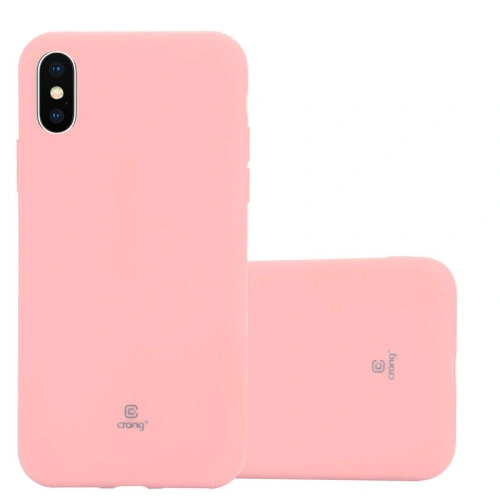 Kup Etui Crong Soft Skin Cover Apple iPhone XS/X (rózsaszín) - CRG42 - {ean13} - Sklep Home Screen