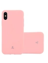 Etui Crong Soft Skin Cover Apple iPhone XS/X (rózsaszín)
