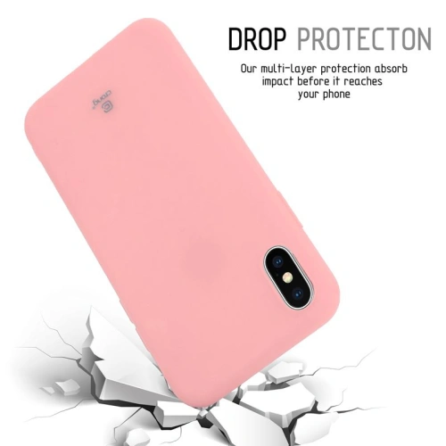 Kup Etui Crong Soft Skin Cover Apple iPhone XS/X (rózsaszín) - CRG42 - {ean13} - Sklep Home Screen