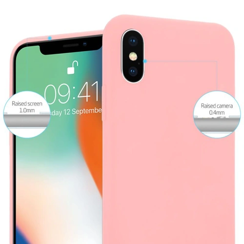 Kup Etui Crong Soft Skin Cover Apple iPhone XS/X (rózsaszín) - CRG42 - {ean13} - Sklep Home Screen
