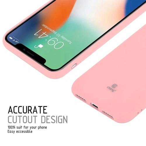 Kup Etui Crong Soft Skin Cover Apple iPhone XS/X (rózsaszín) - CRG42 - {ean13} - Sklep Home Screen