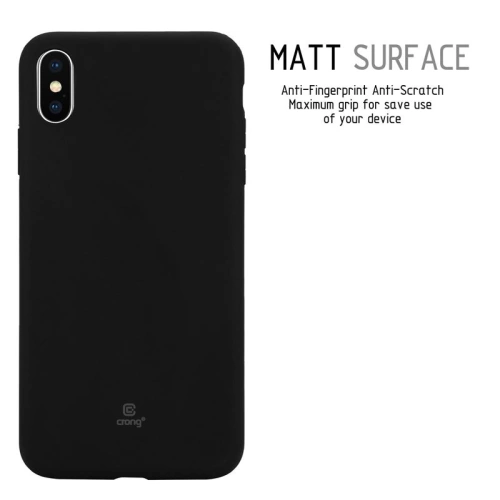 Kup Etui Crong Soft Skin Cover Apple iPhone XS Max (fekete) - CRG43 - {ean13} - Sklep Home Screen